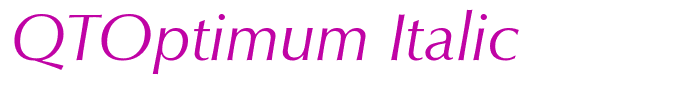 QTOptimum Italic